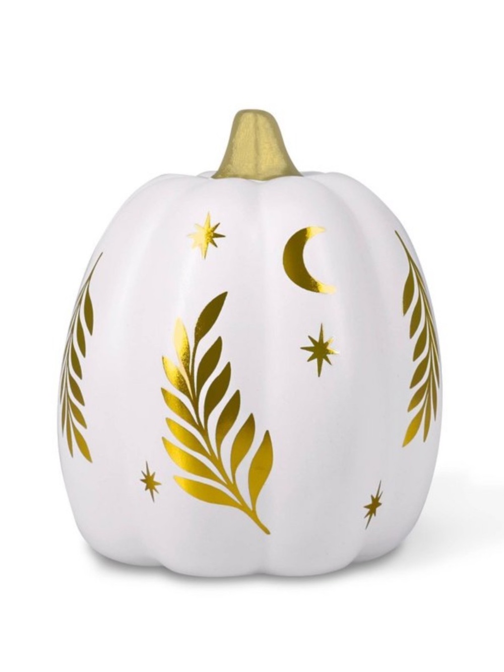 White and Gold Decorative Ceramic Pumpkin by Target Bullseye Playground 2026